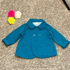 Crazy8 Girls Peacoat 6-12M